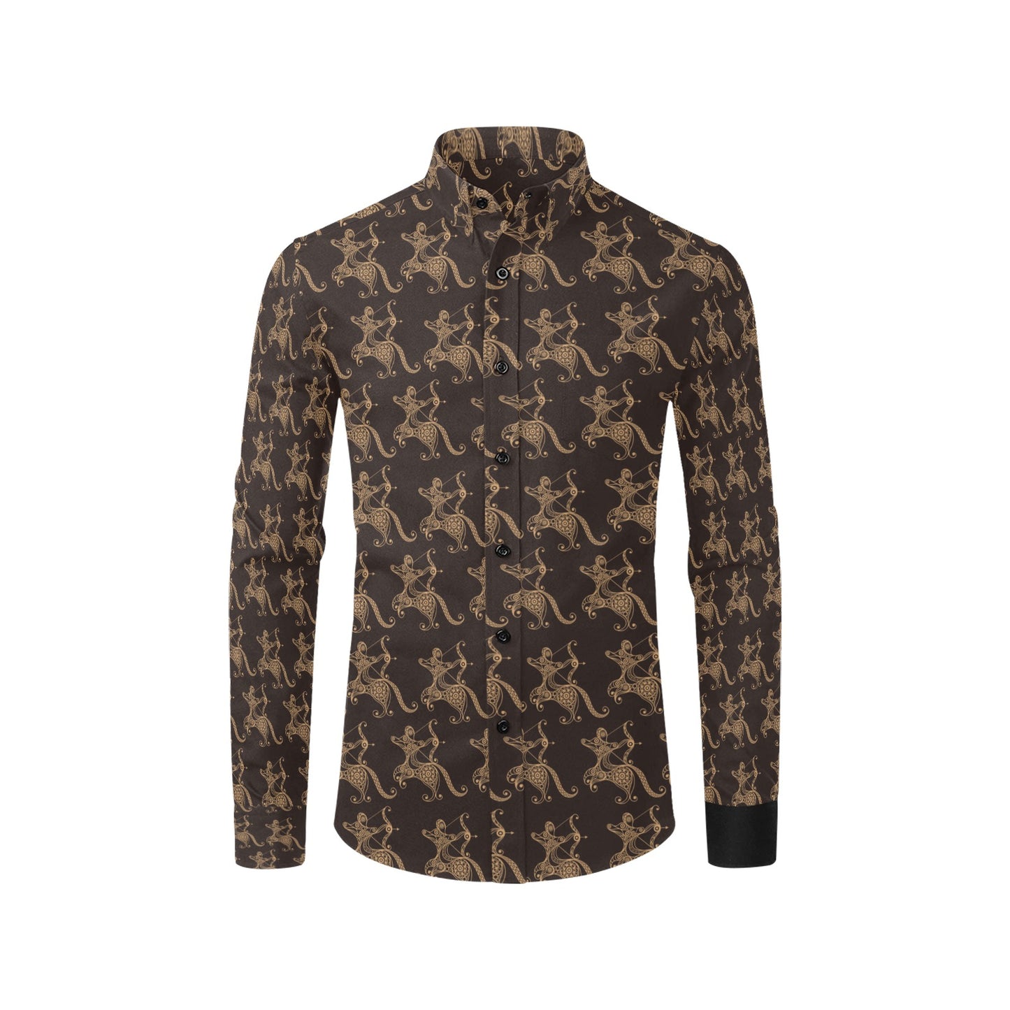 Sagittarius Print Design LKS301 Men's Long Sleeve Dress Shirt