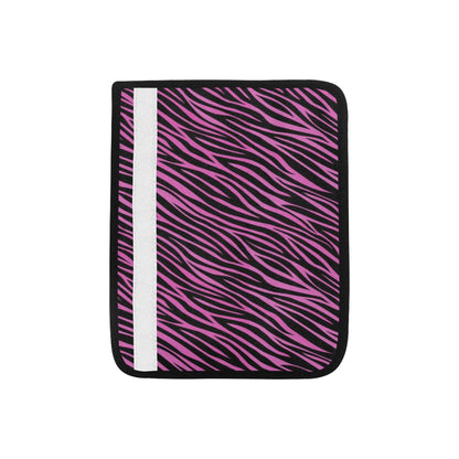Zebra Pink Print Design LKS304 Car Seat Belt Cover
