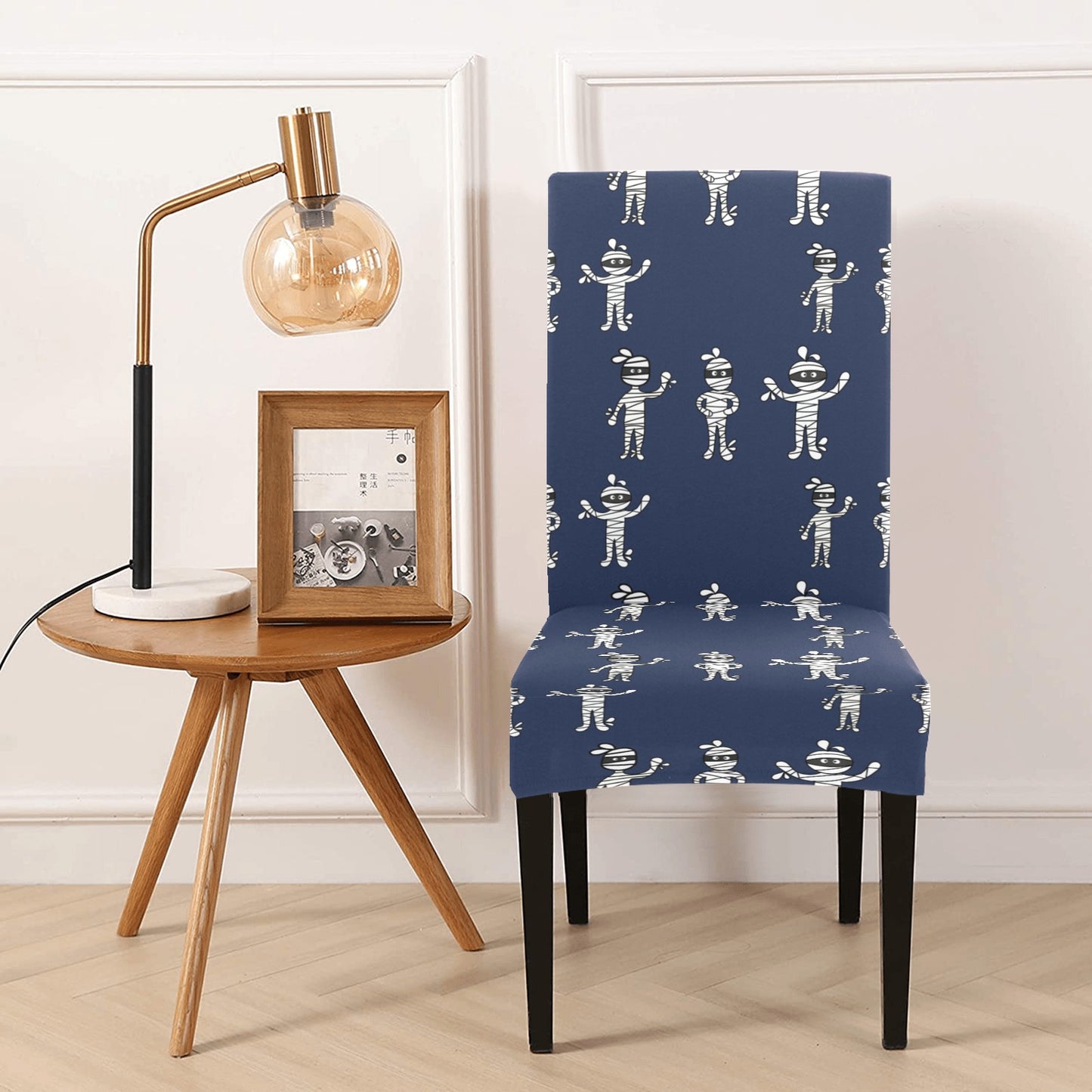 Mummy Print Design LKS306 Dining Chair Slipcover