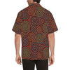 Aboriginal Print Design LKS403 Men's Men's Hawaiian Shirt