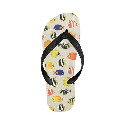 Angelfish Print Design LKS401 Flip Flops