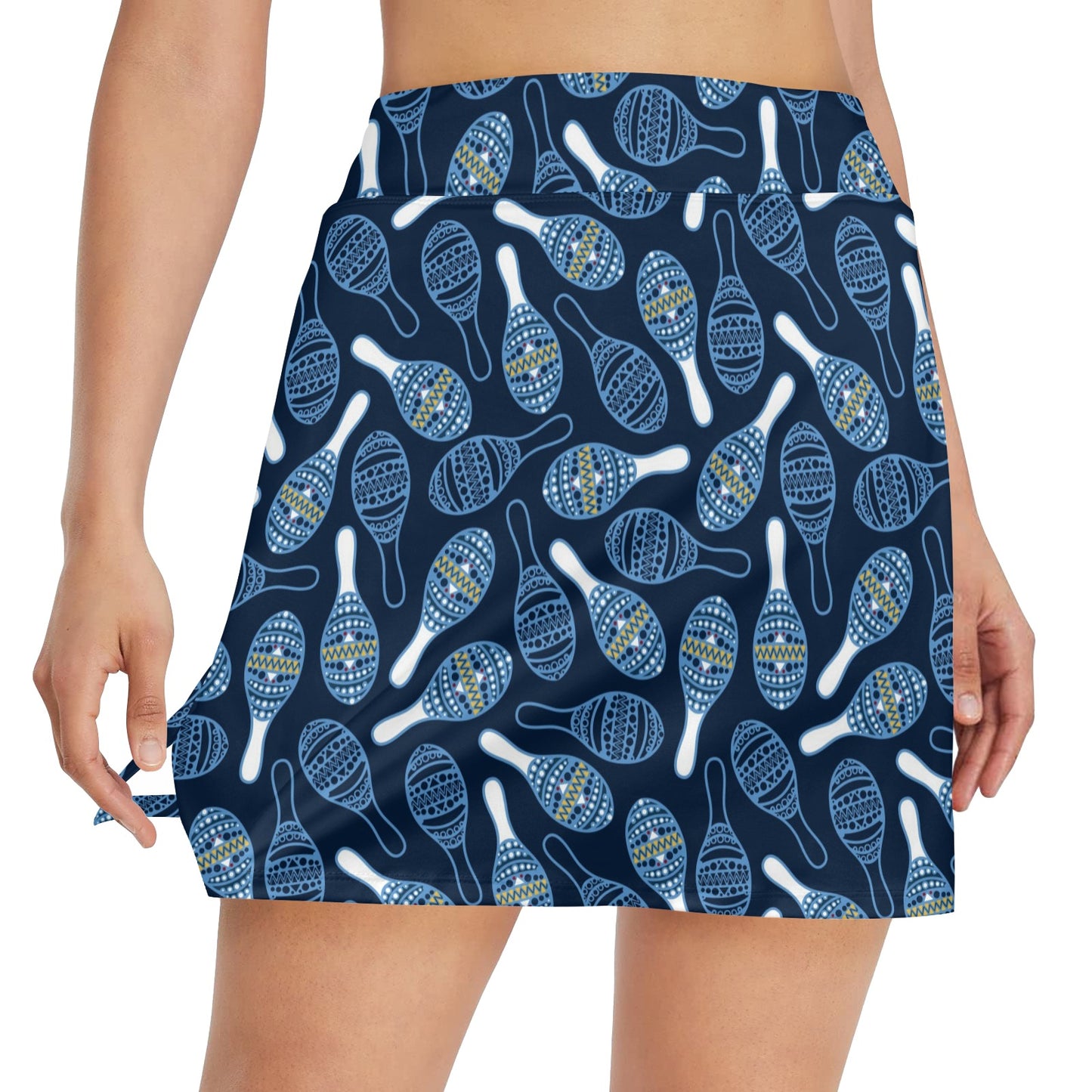 Maracas Print Design LKS401 17" Golf & Pickleball Skort with Pockets