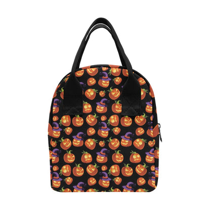 Witch Pumpkin Halloween Print LKS302 Insulated Lunch Bag