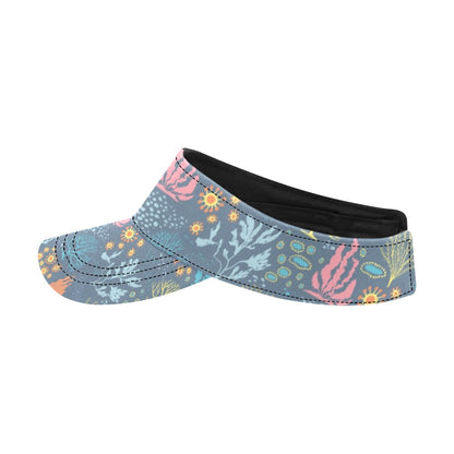 Seaweed Print Design LKS304 Unisex Sun Visor