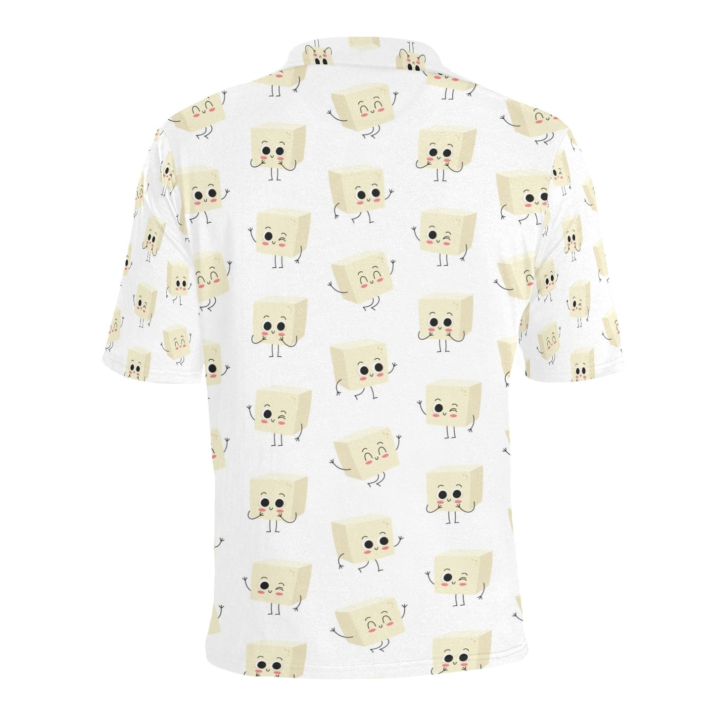 Tofu Print Design LKS301 Men Polo Shirt
