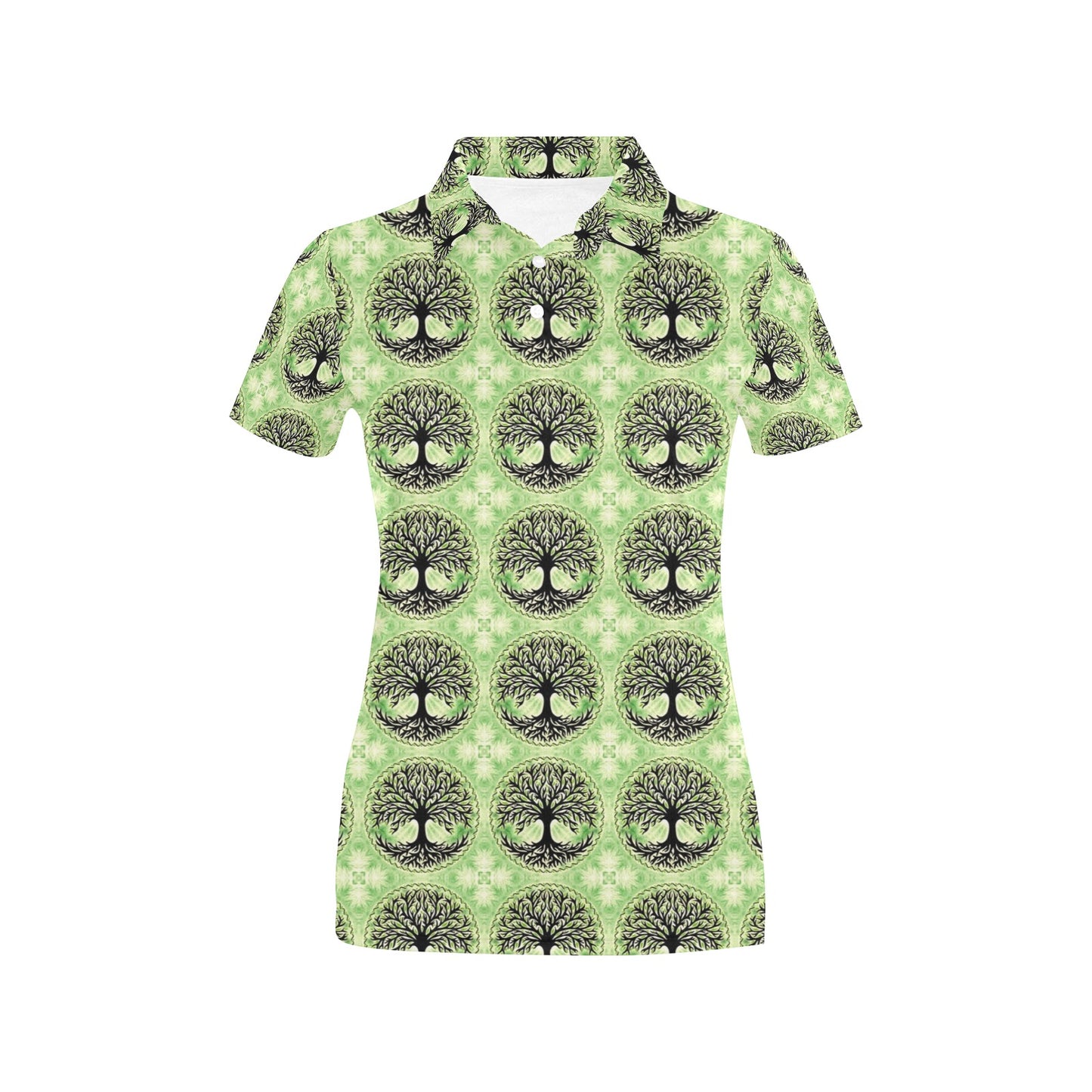 Celtic Pattern Print Design 010 Women's Polo Shirt