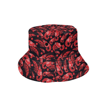 Shrimp Print Design LKS303 Unisex Bucket Hat