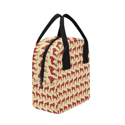 Whippets Print Design LKS301 Insulated Lunch Bag