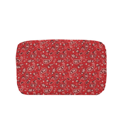 Bandana Paisley Red Print Design LKS3011 Insulated Lunch Bag