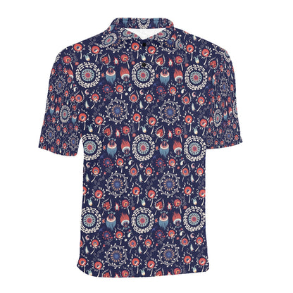 Suzani Print Design LKS305 Men Polo Shirt