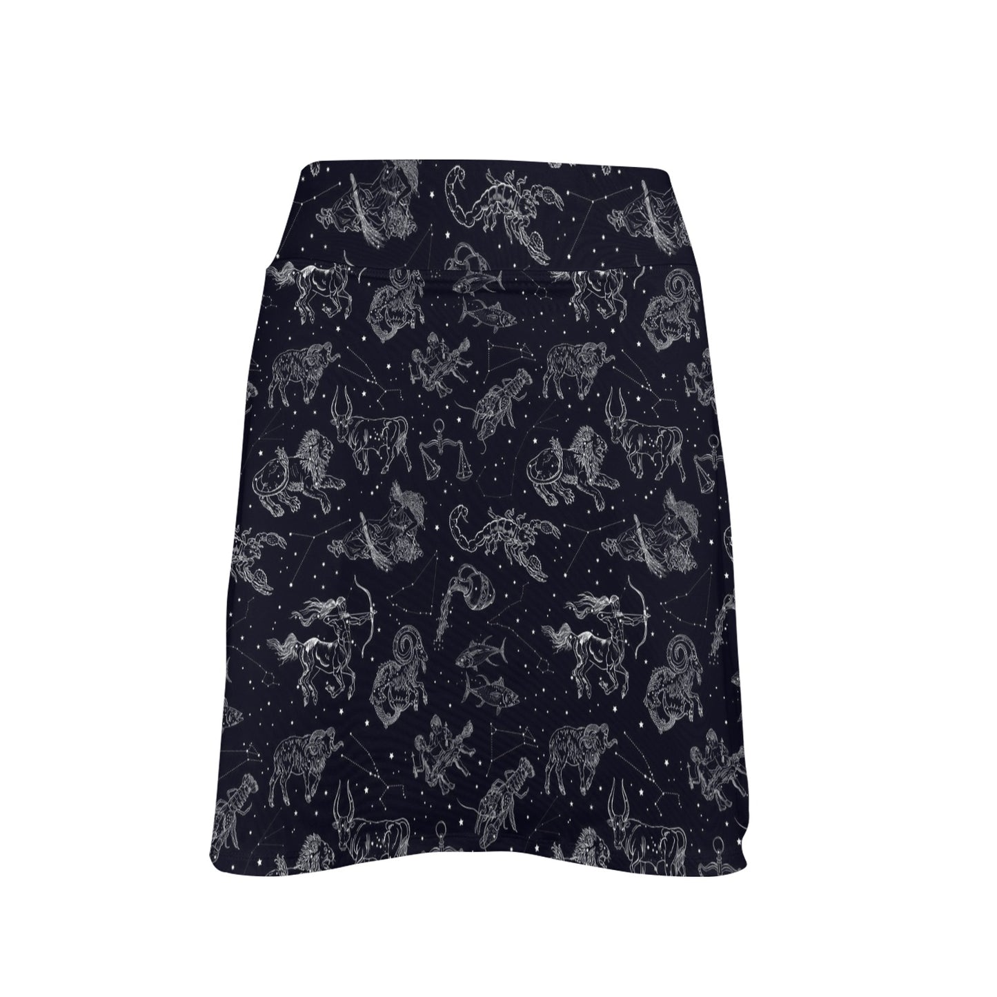 Zodiac Print Design LKS304 17" Golf & Pickleball Skort with Pockets