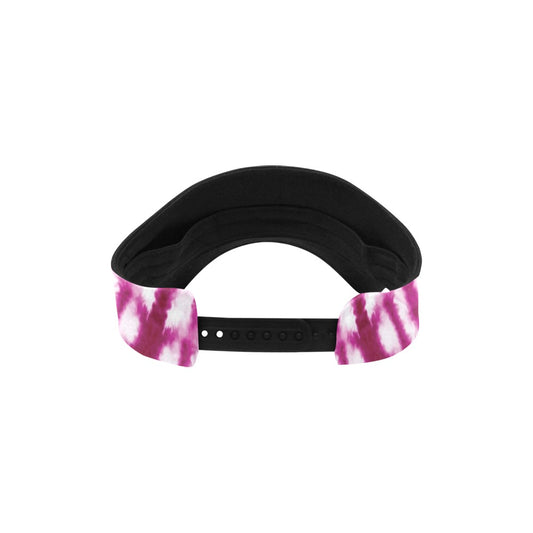 Tie Dye Dark Pink Print Design LKS303 Unisex Sun Visor