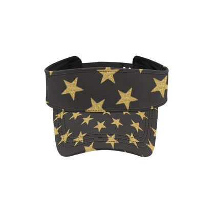 Star Gold Print Design LKS302 Unisex Sun Visor