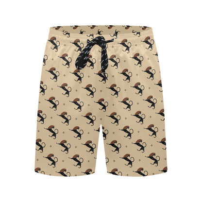 Ancient Greek Print Design LKS3011 Men's Swim Trunks Beach Shorts