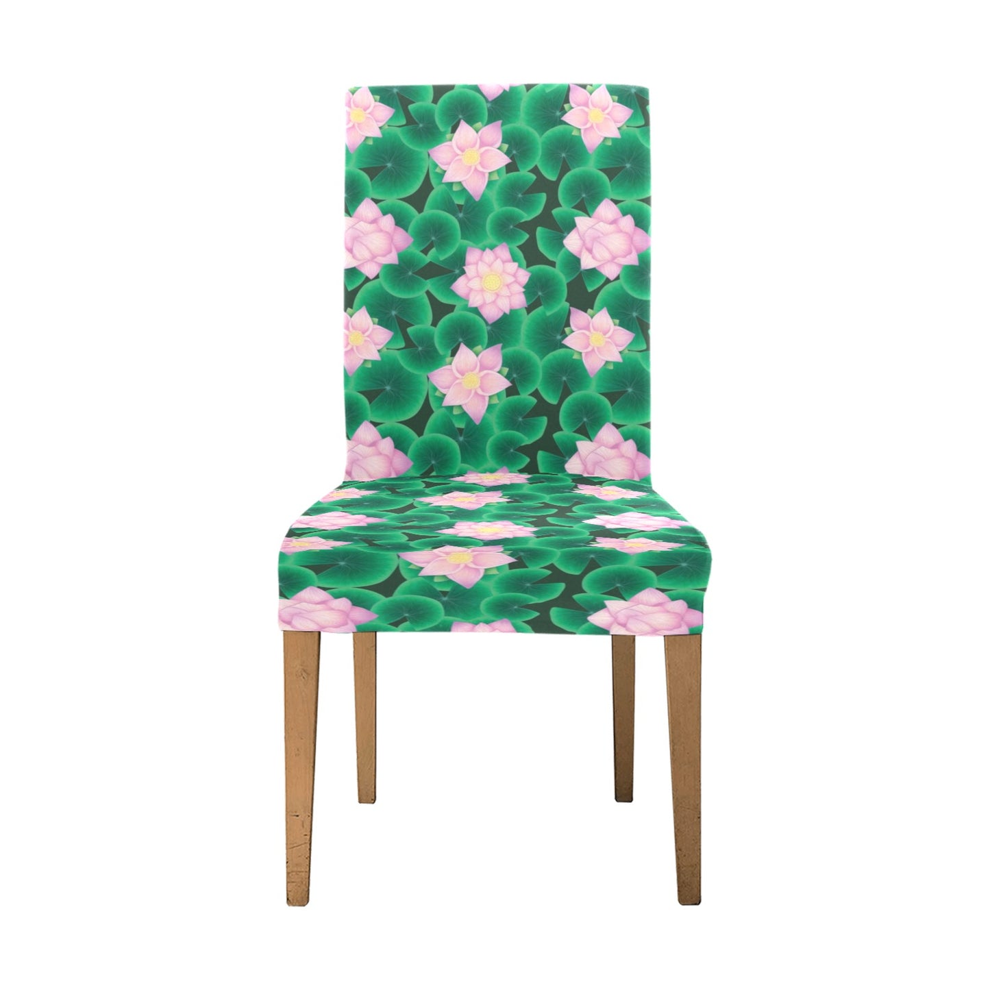 Water Lily Print Design LKS303 Dining Chair Slipcover