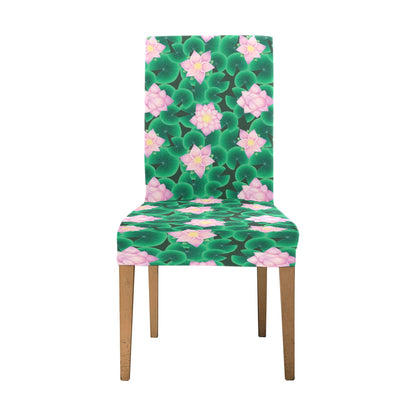 Water Lily Print Design LKS303 Dining Chair Slipcover