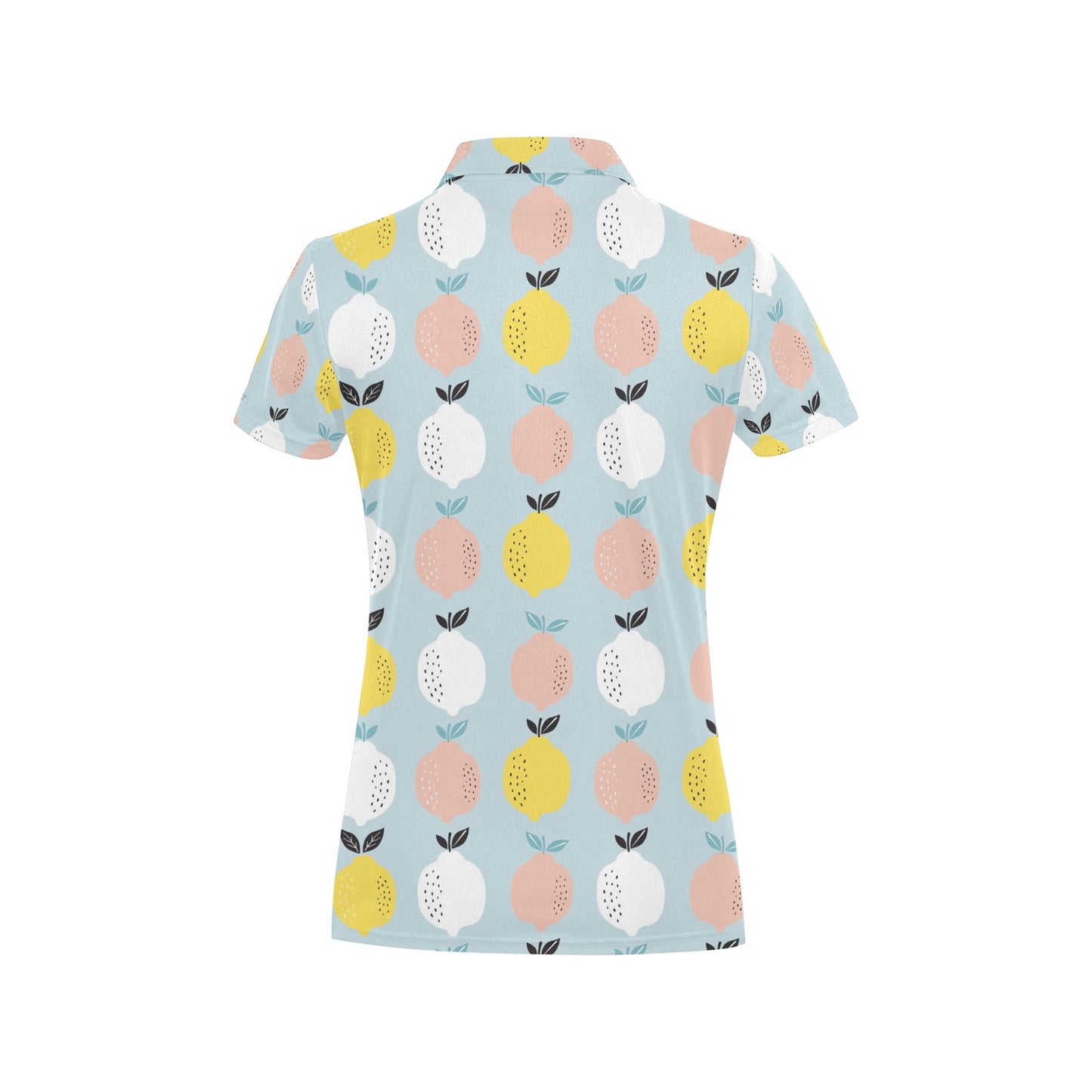 Citrus  Pattern Print Design 03 Women's Polo Shirt