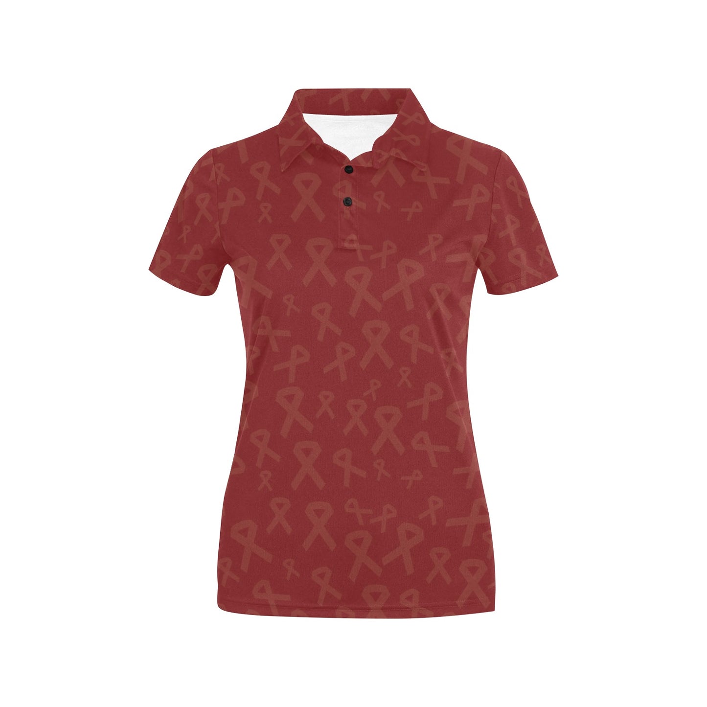 Multiple myeloma Pattern Print Design A02 Women's Polo Shirt