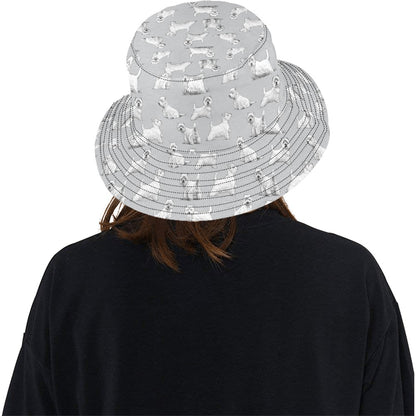 Scottish Terriers Print Design LKS3011 Unisex Bucket Hat