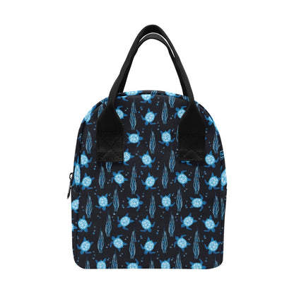 Sea Turtle Print Design LKS3013 Insulated Lunch Bag