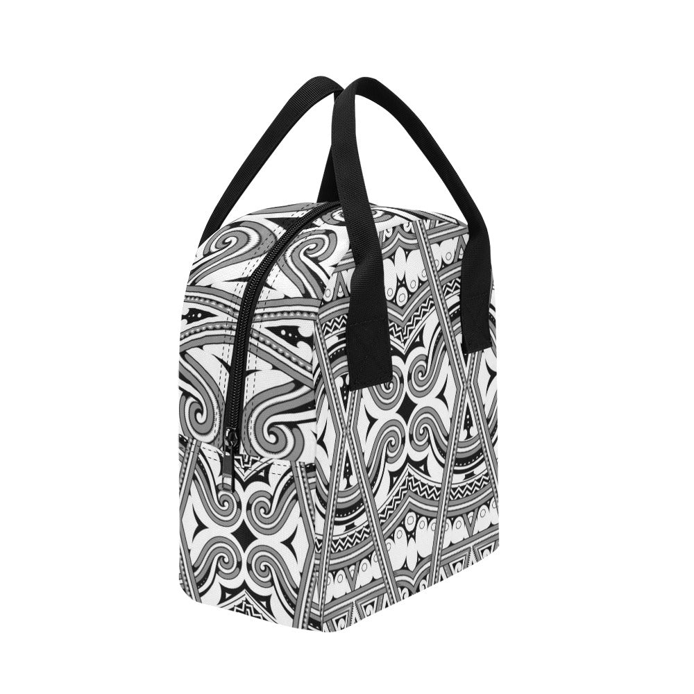 Samoan Pattern Print Design LKS302 Insulated Lunch Bag