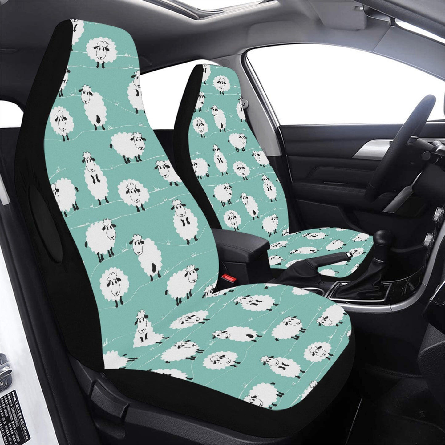 Sheep Print Design LKS404 Car Seat Covers