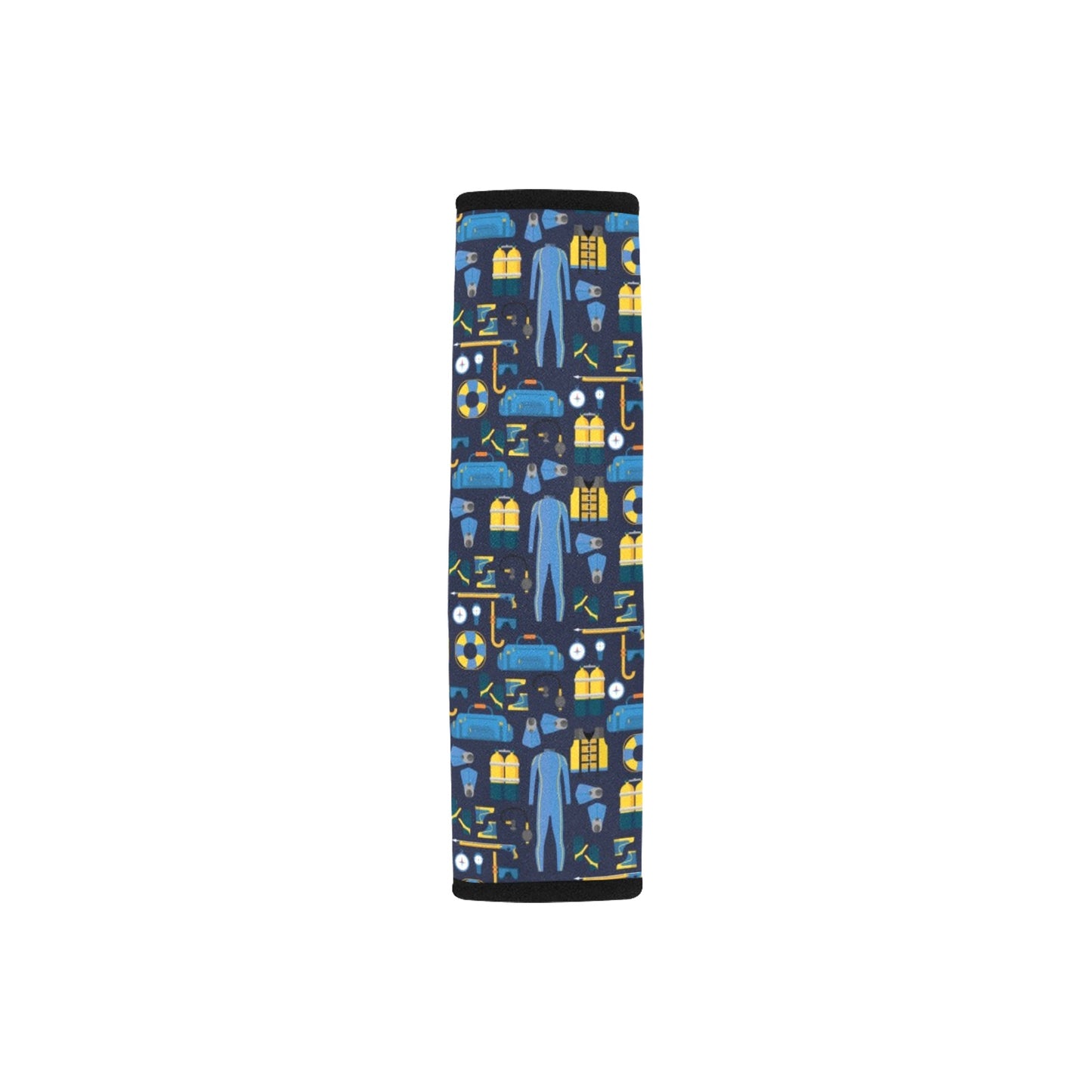 Scuba Equipment Print Design LKS305 Car Seat Belt Cover