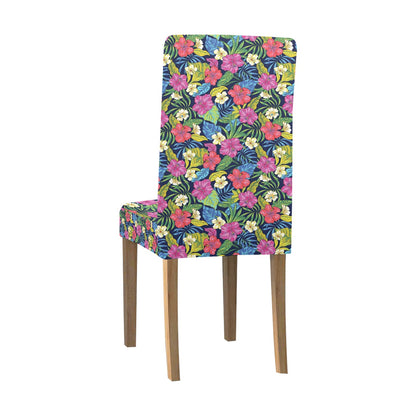 Hibiscus Print Design LKS3010 Dining Chair Slipcover