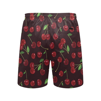 Cherry Fresh Pattern Men's Swim Trunks Beach Shorts