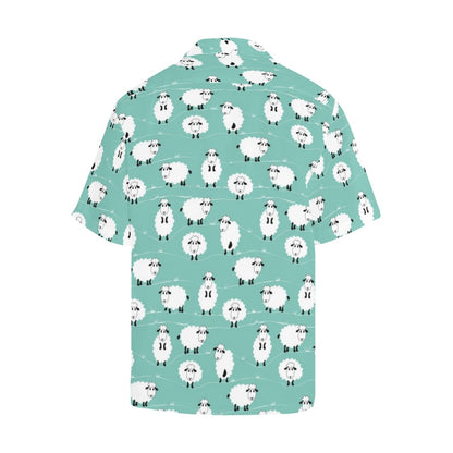 Sheep Print Design LKS404 Men's Men's Hawaiian Shirt