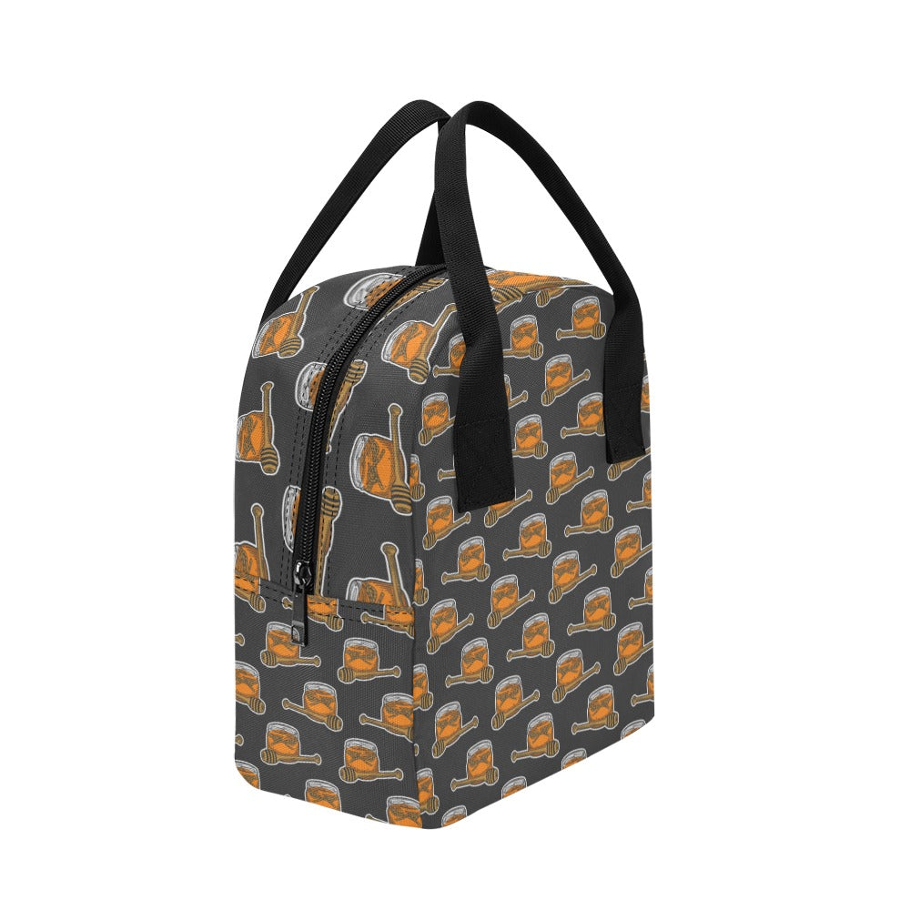 Honey Bee Print Design LKS305 Insulated Lunch Bag