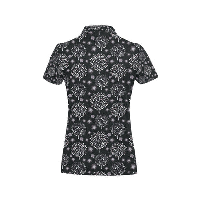 Tree Of Life Print Design LKS304 Women's Polo Shirt
