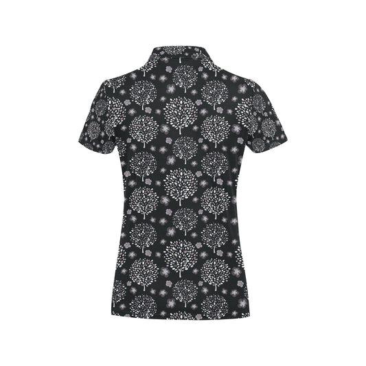 Tree Of Life Print Design LKS304 Women's Polo Shirt
