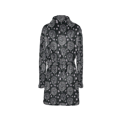 Tree Of Life Print Design LKS304 Women's Fleece Robe