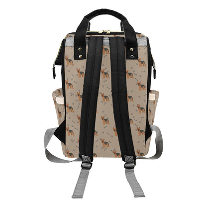 Yorkshire Terriers Print Design LKS305 Diaper Bag Backpack