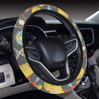Science Print Design LKS302 Steering Wheel Cover with Elastic Edge