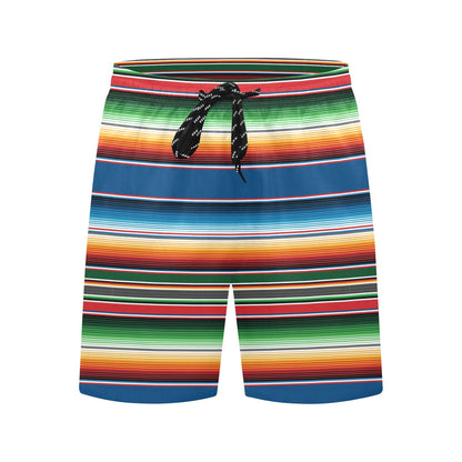 Serape Print Design LKS303 Men's Swim Trunks Beach Shorts