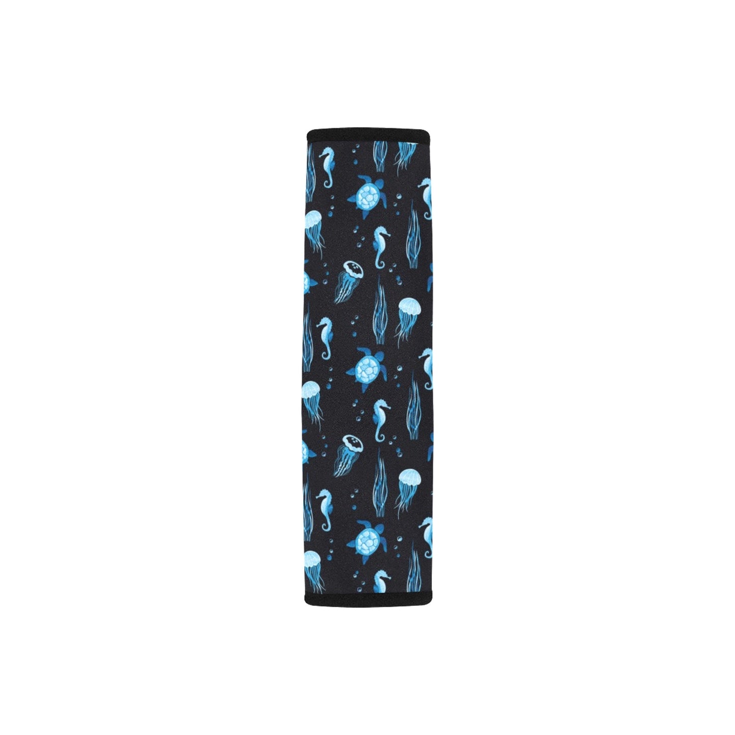 Sea Turtle Jelly Fish Sea Horse Print Design LKS3014 Car Seat Belt Cover