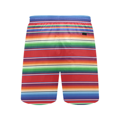 Serape Print Design LKS304 Men's Swim Trunks Beach Shorts