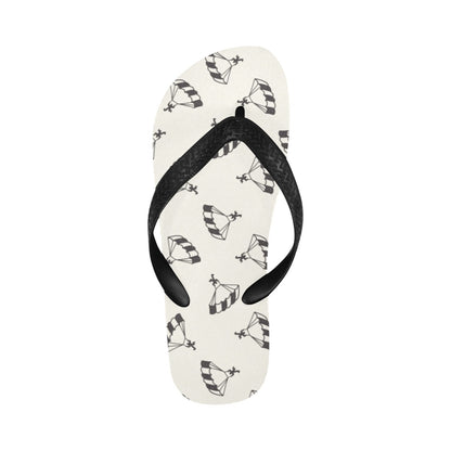 Skydiver Print Design LKS301 Flip Flops