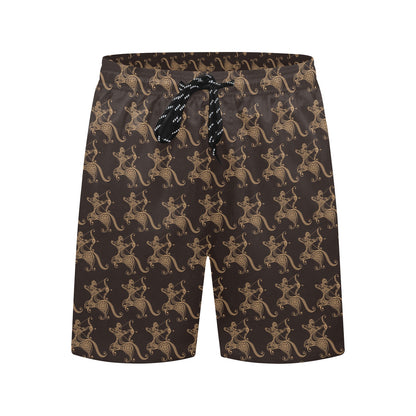 Sagittarius Print Design LKS301 Men's Swim Trunks Beach Shorts