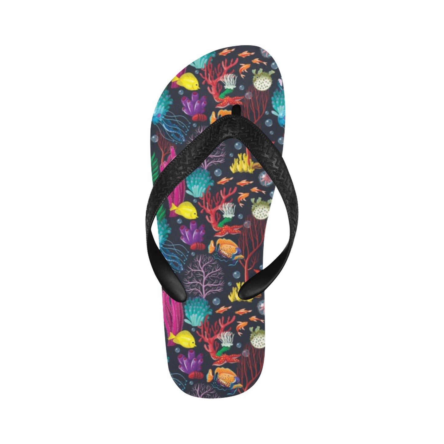 Underwater Cute Print Design LKS303 Flip Flops