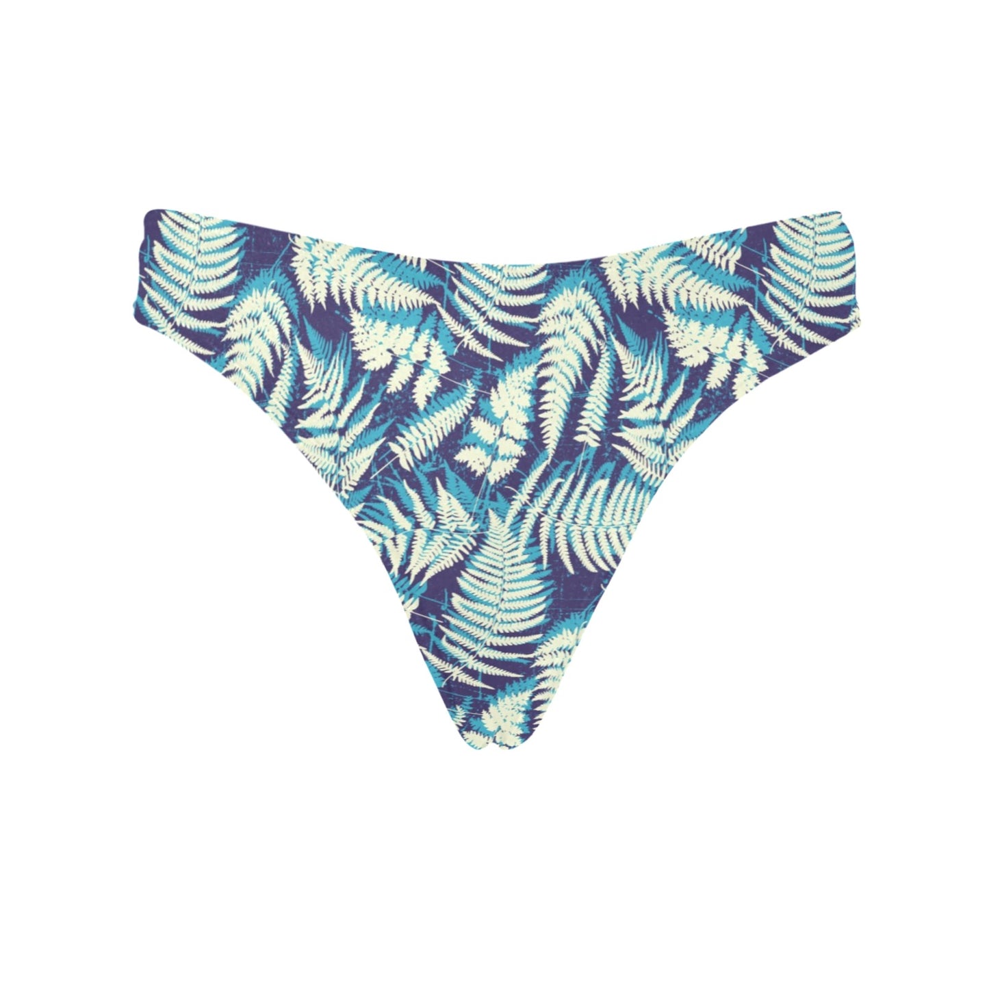Fern Leave Summer Print Pattern Women's Thongs