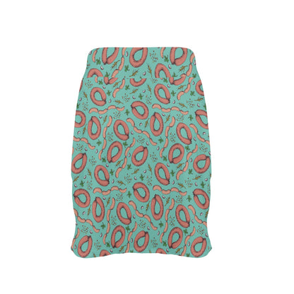 Sausage Print Design LKS303 17" Golf & Pickleball Skort with Pockets