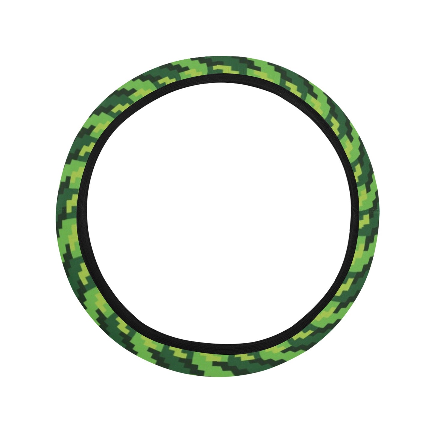 St Patricks Day Houndstooth Pattern Print LKS301 Steering Wheel Cover with Elastic Edge