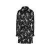 Skeleton Print Design LKS305 Women's Fleece Robe