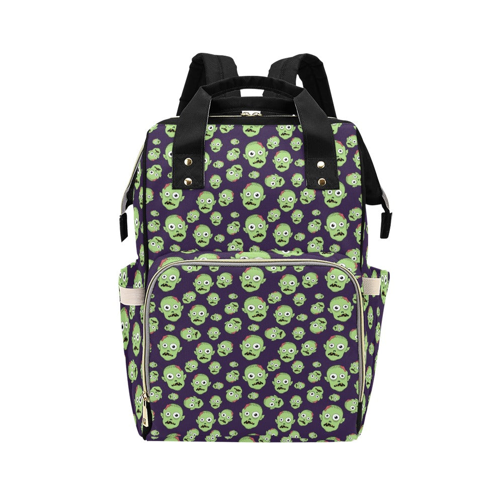 Zombie Print Design LKS303 Diaper Bag Backpack