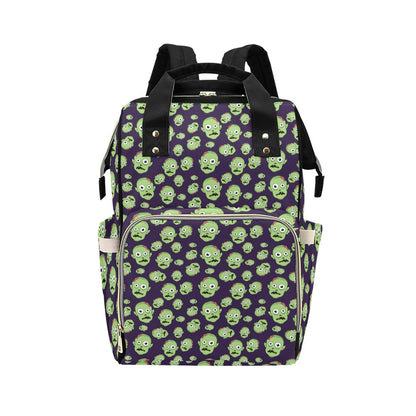 Zombie Print Design LKS303 Diaper Bag Backpack