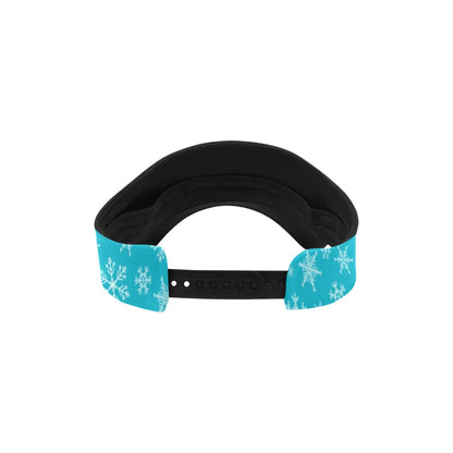 Snowflake Print Design LKS304 Unisex Sun Visor