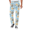 Polynesian Jellyfish Turtle Print Men's Pants